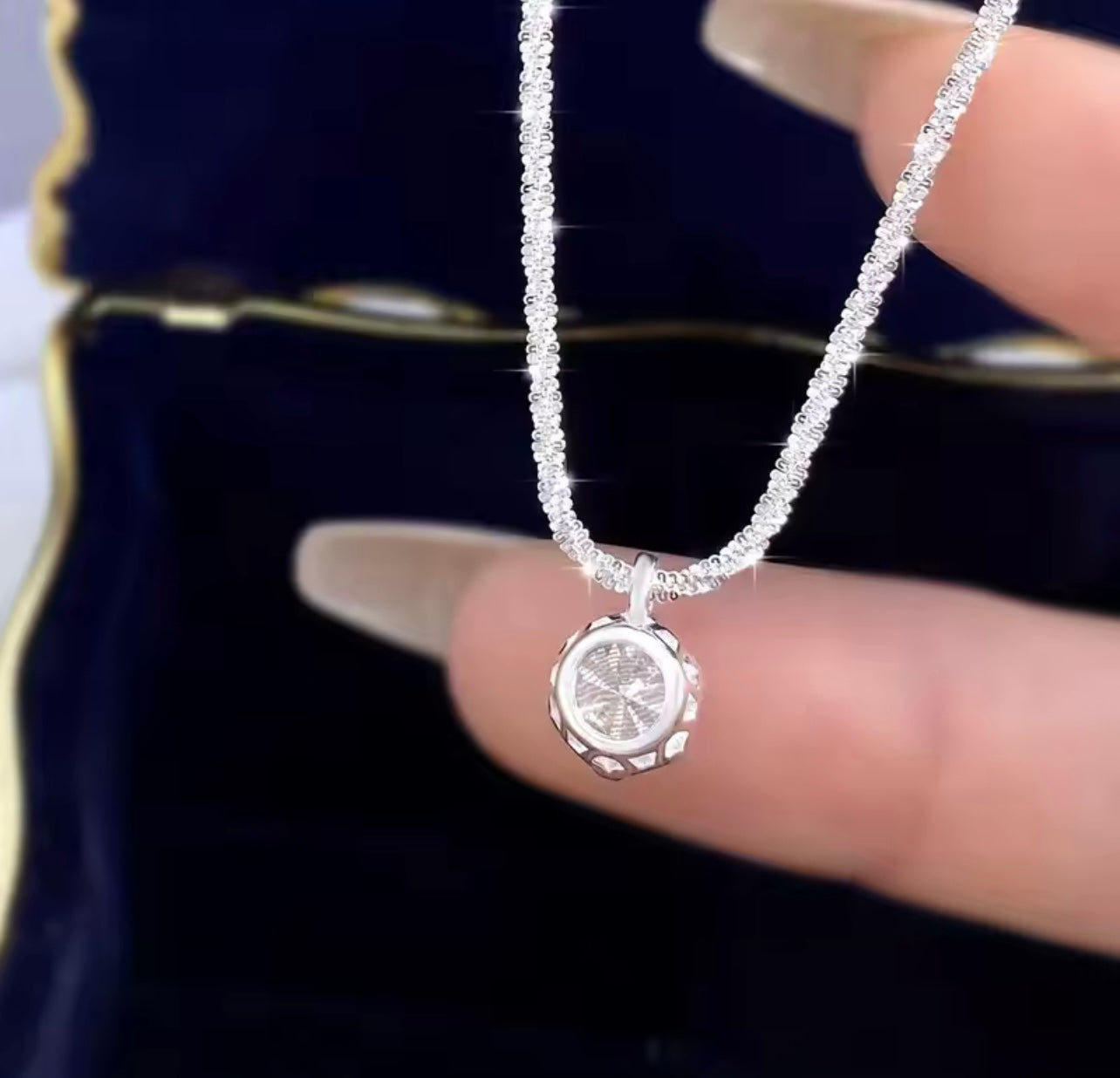 Iced Out Diamond Pendant Necklace By Diamond District Cartel