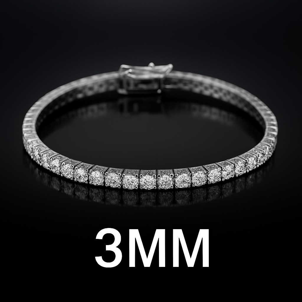 Iced Out Tennis Bracelet By Diamond District Cartel