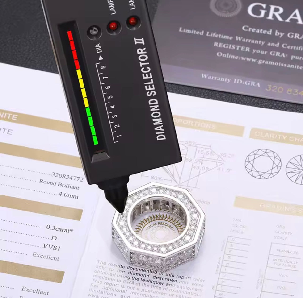 Gentlemen's Iced Out Screw Ring By Diamond District Cartel