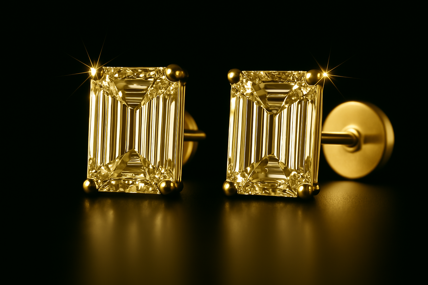 Iced Out Earring Division By Diamond District Cartel