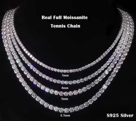 Iced Out Tennis Chain By Diamond District Cartel