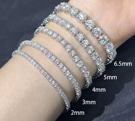 Iced Out Tennis Bracelet By Diamond District Cartel