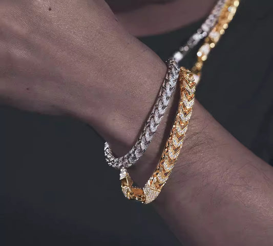 Iced Out Franco Link By Diamond District Cartel