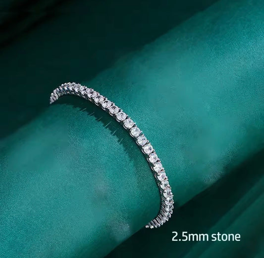 Iced Out Tennis Bracelet By Diamond District Cartel